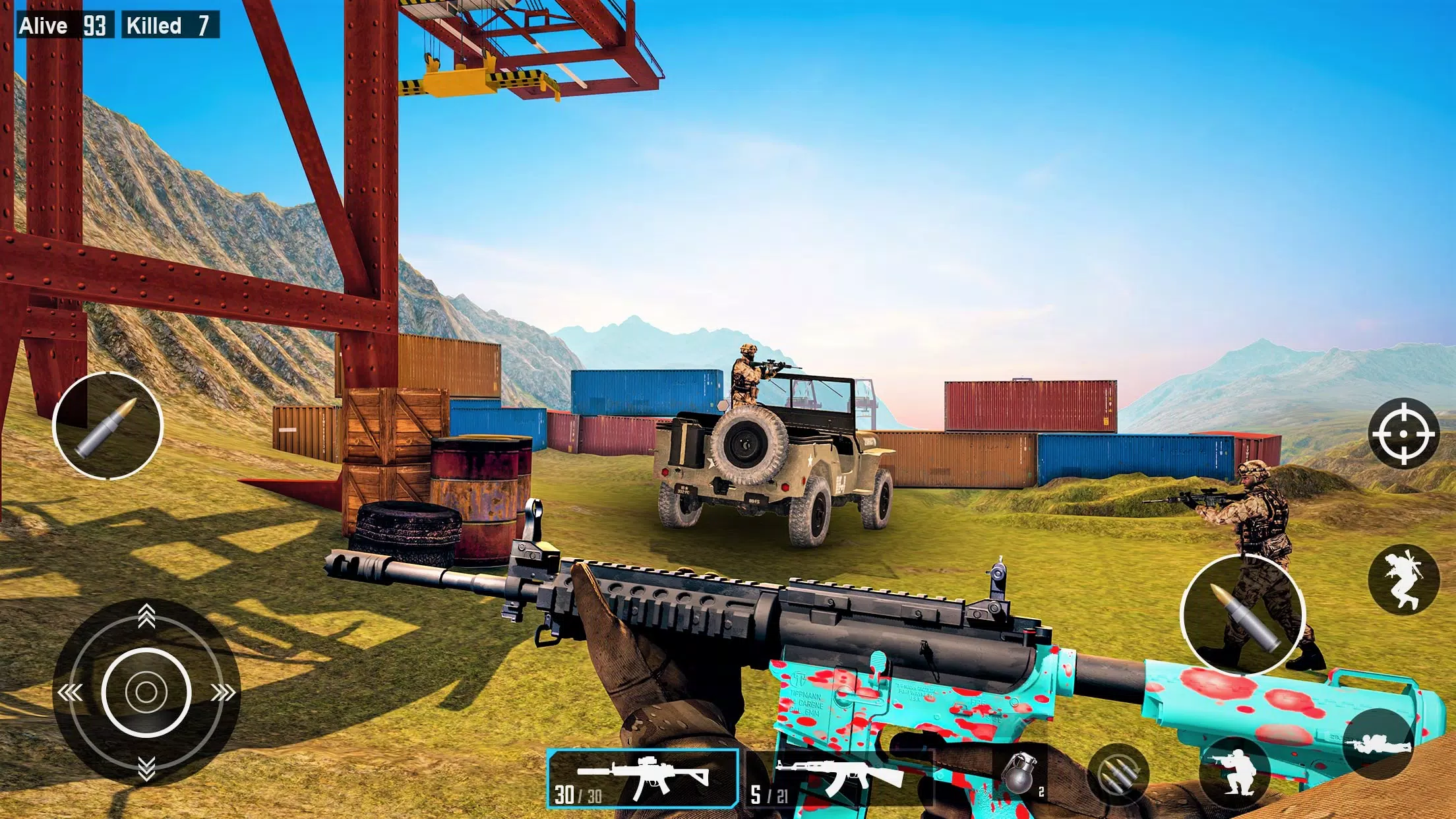 Commando Gun Shooting Games Schermafbeelding 1