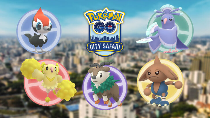 Pokémon GO City Safari Pokémon