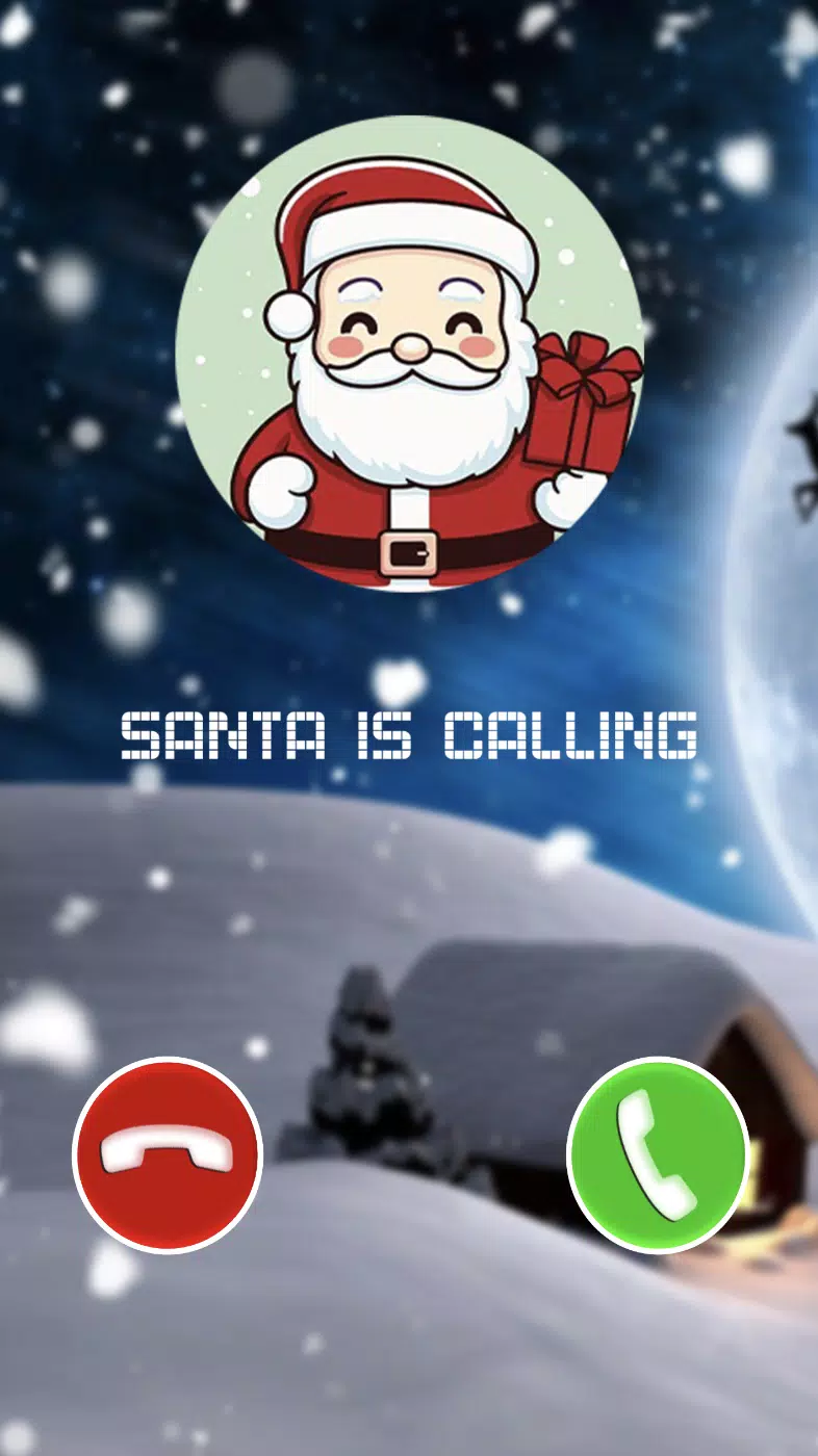 Schermata Santa Call Funny Prank 1