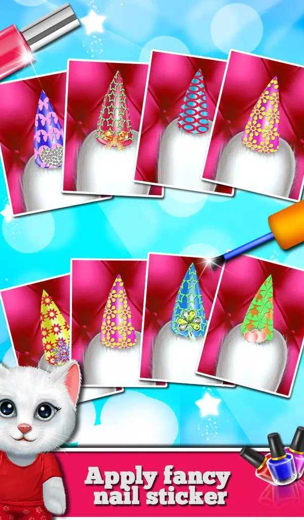 Kitty Nail Salon Daycare Cute 스크린샷 3