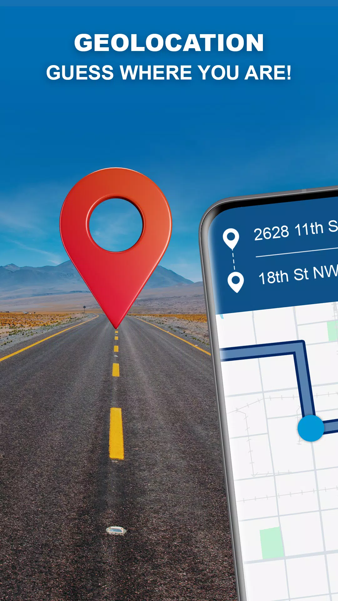 GPS Navigation: Road Map Route Screenshot 1