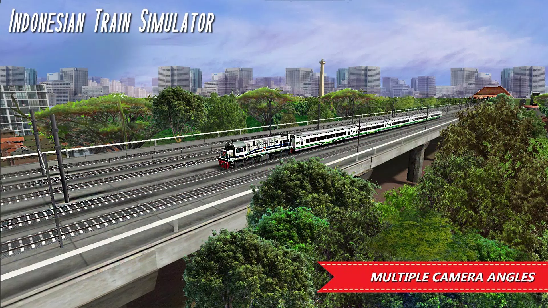 Indonesian Train Sim: Game ဖန်သားပြင်ဓာတ်ပုံ 0