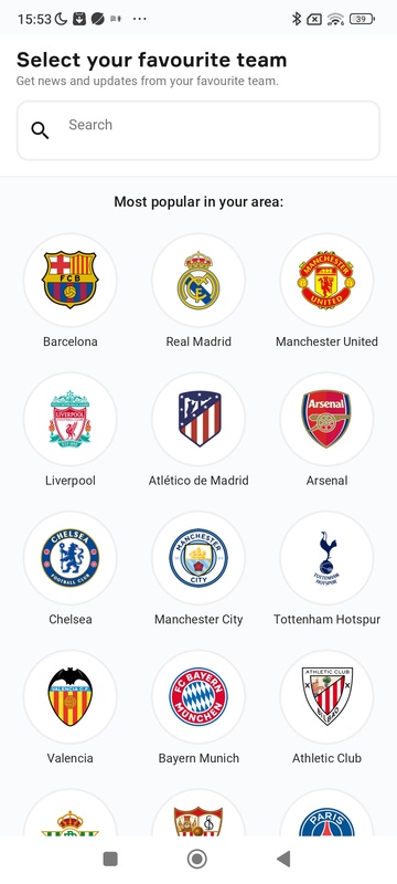 Onefootball ဖန်သားပြင်ဓာတ်ပုံ 0