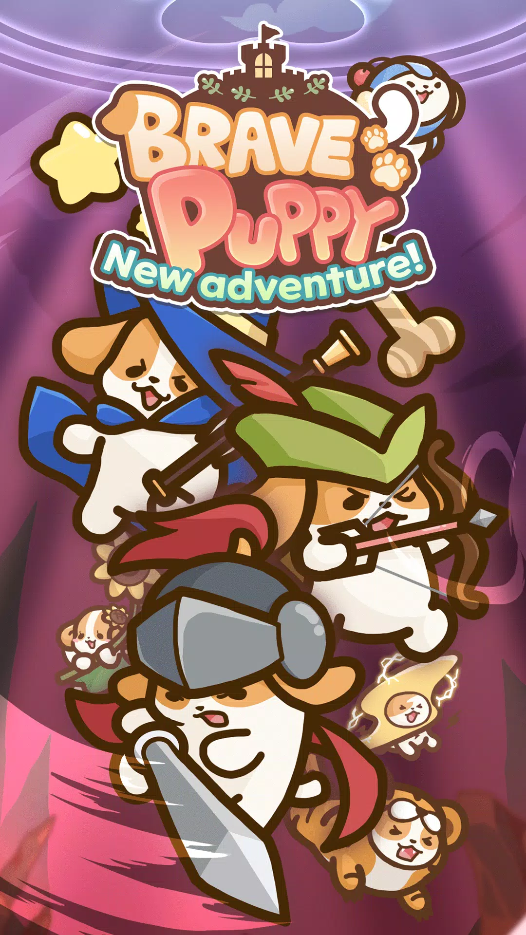 Bravepuppy Idle Adventure ภาพหน้าจอ 0