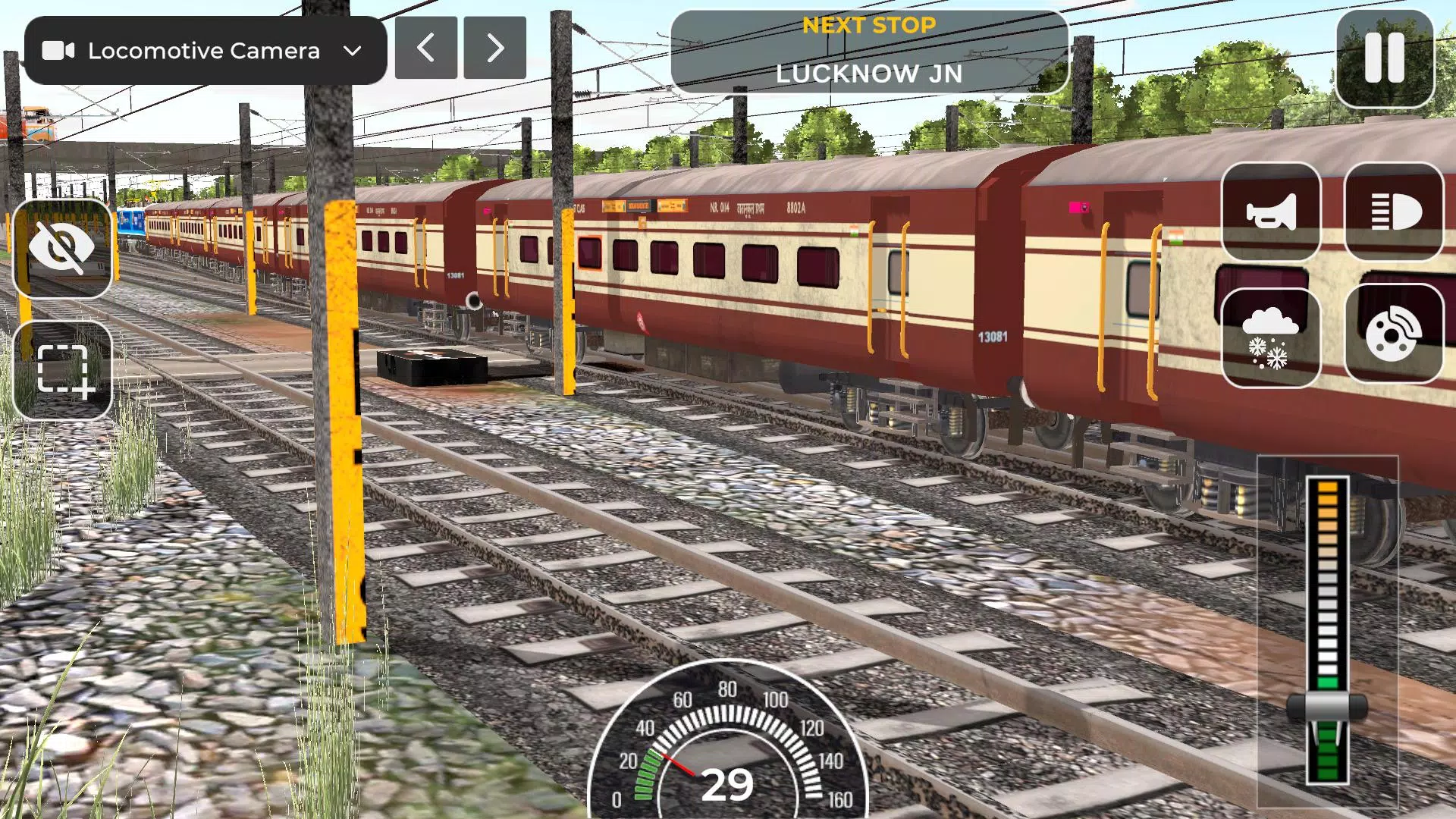 Indian Railway Train Simulator ภาพหน้าจอ 3