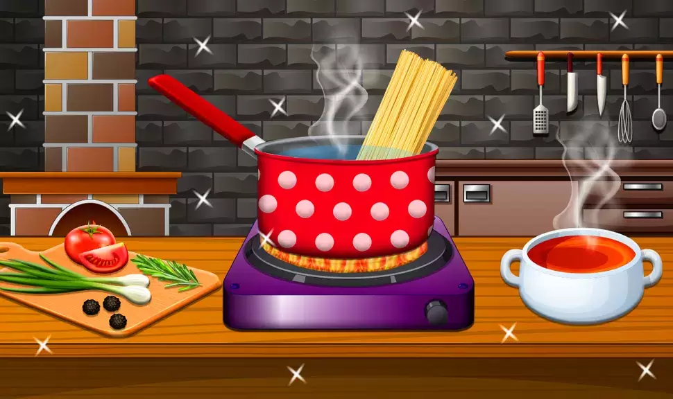 Crispy Noodles Cooking Game スクリーンショット 0