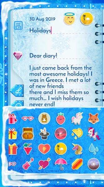 Winter Princess Diary Schermafbeelding 3