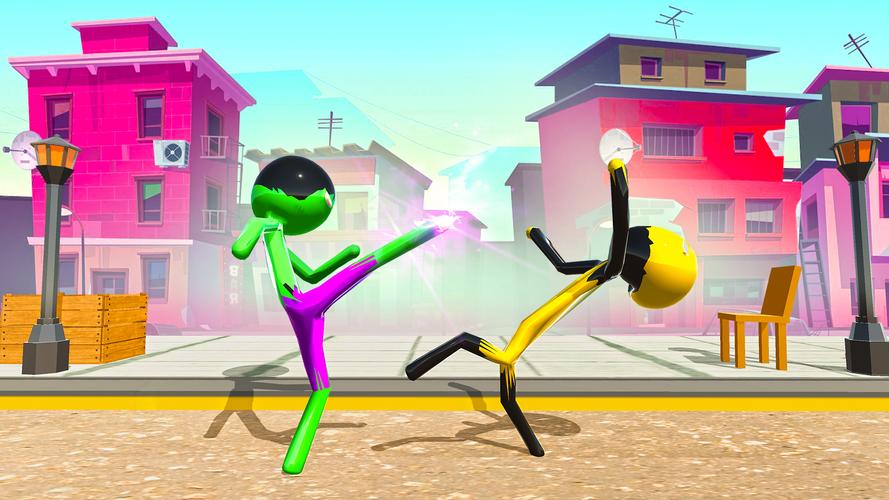 Stickman Ninja Fight: Ropehero Capture d'écran 0