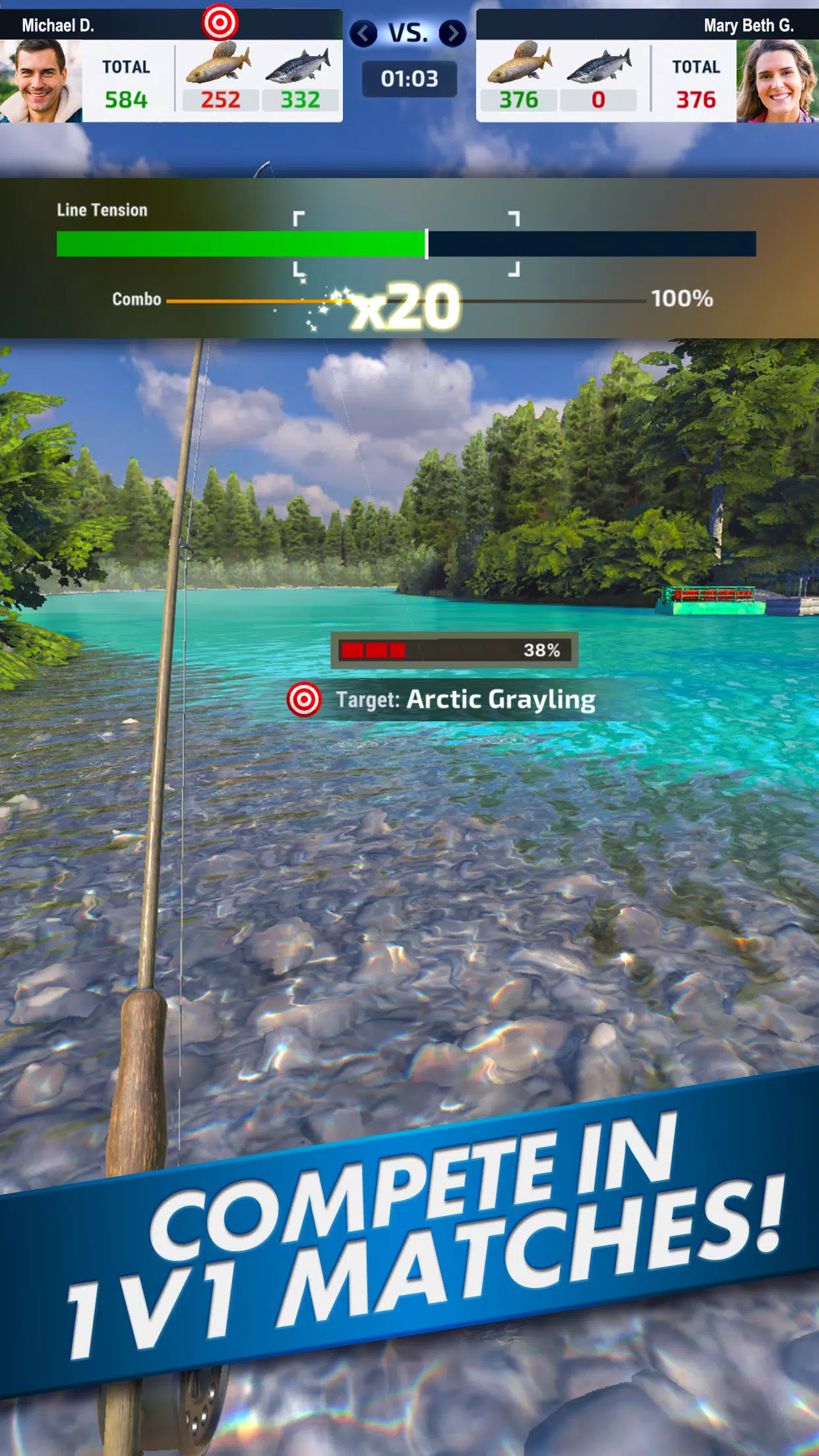 Ultimate Fishing! Fish Game Скриншот 1