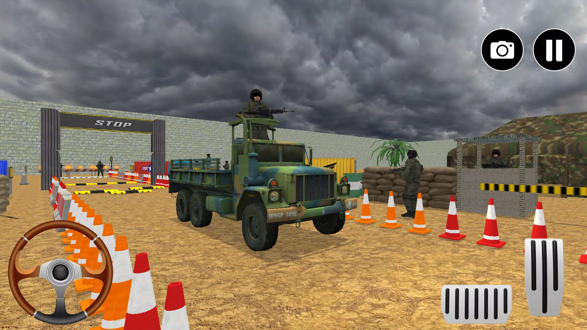 Army Truck Game Simulator 3D Captura de tela 0