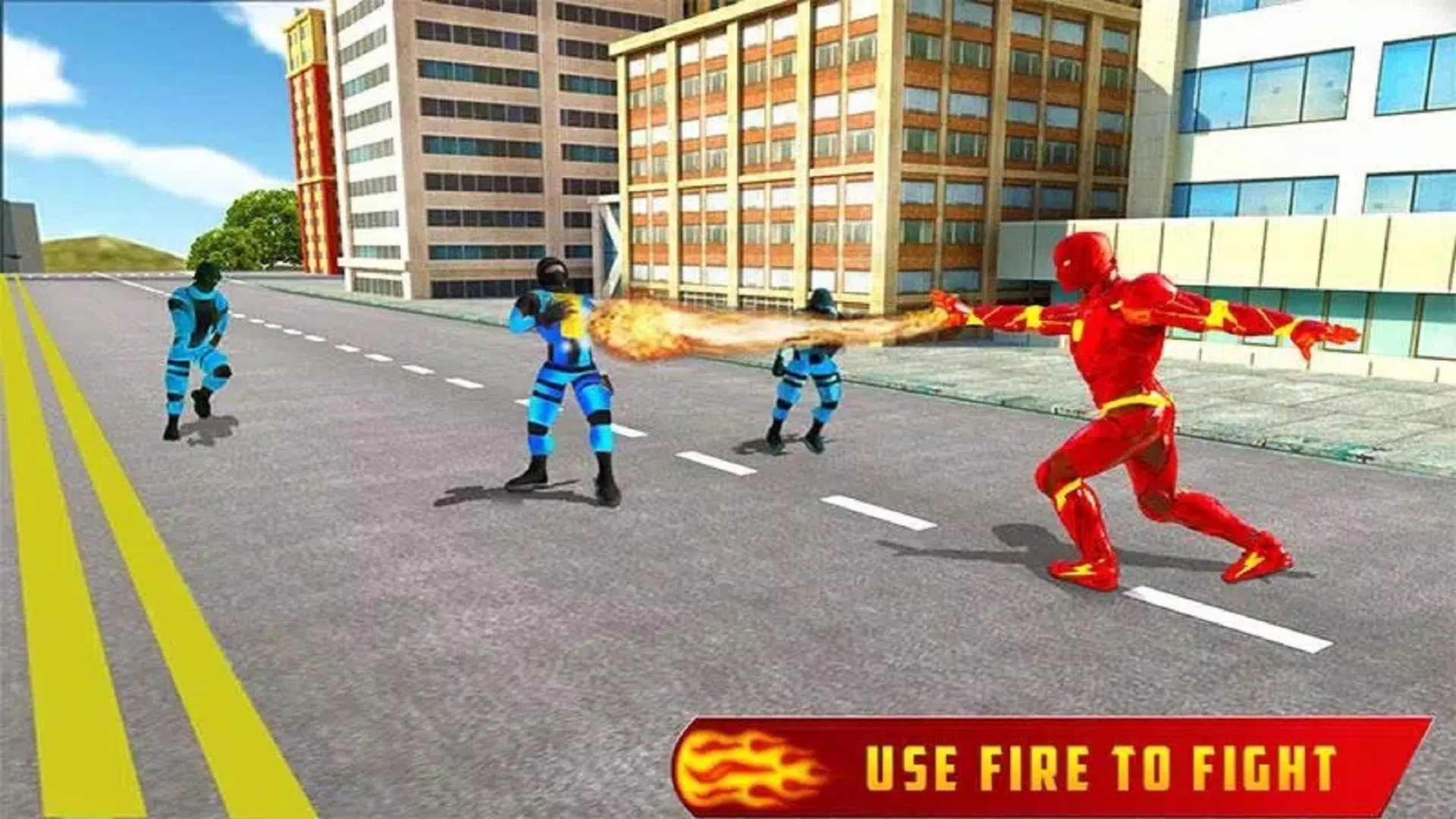 Fire Hero Robot Transform Game Tangkapan skrin 3