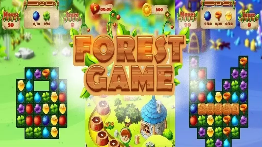 Fairy Forest - match 3 games Captura de pantalla 3