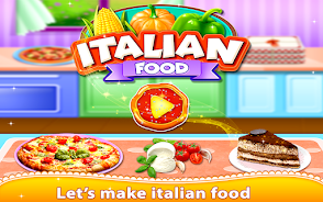 Schermata Italian Food Chef Cook Pizza 0