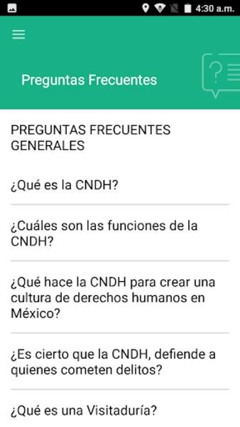 CNDH Informa Captura de pantalla 2