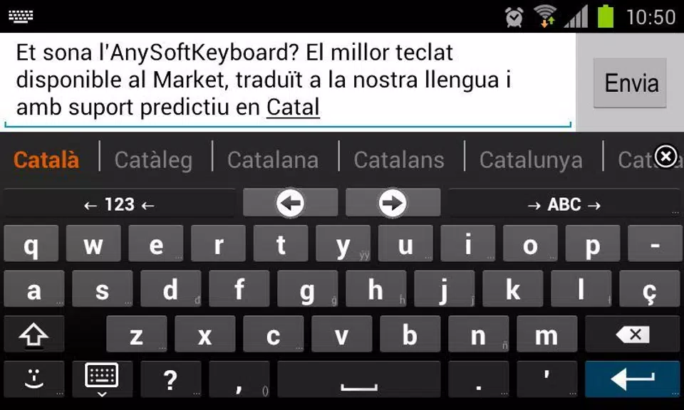 Catalan for AnySoftKeyboard Screenshot 1