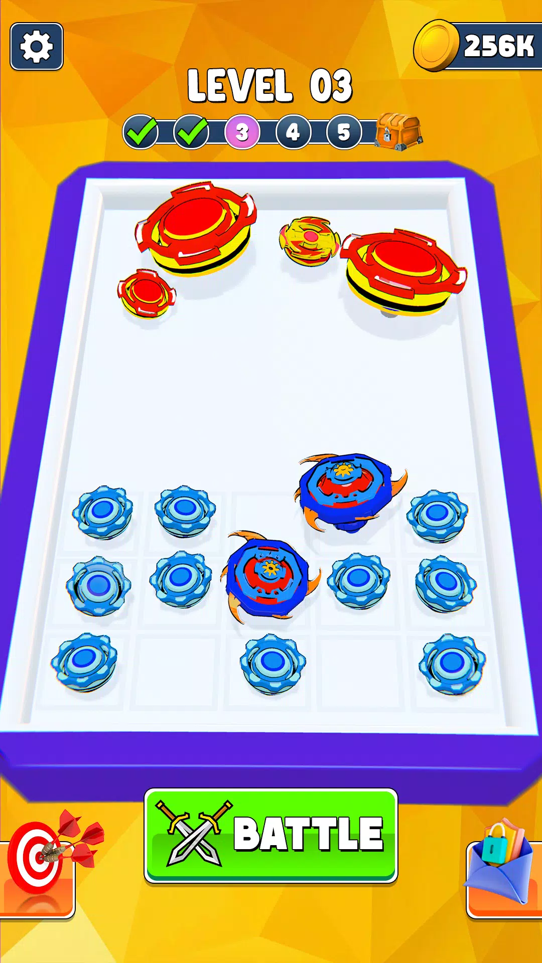 Merge & Battle Spinner Game Screenshot 0