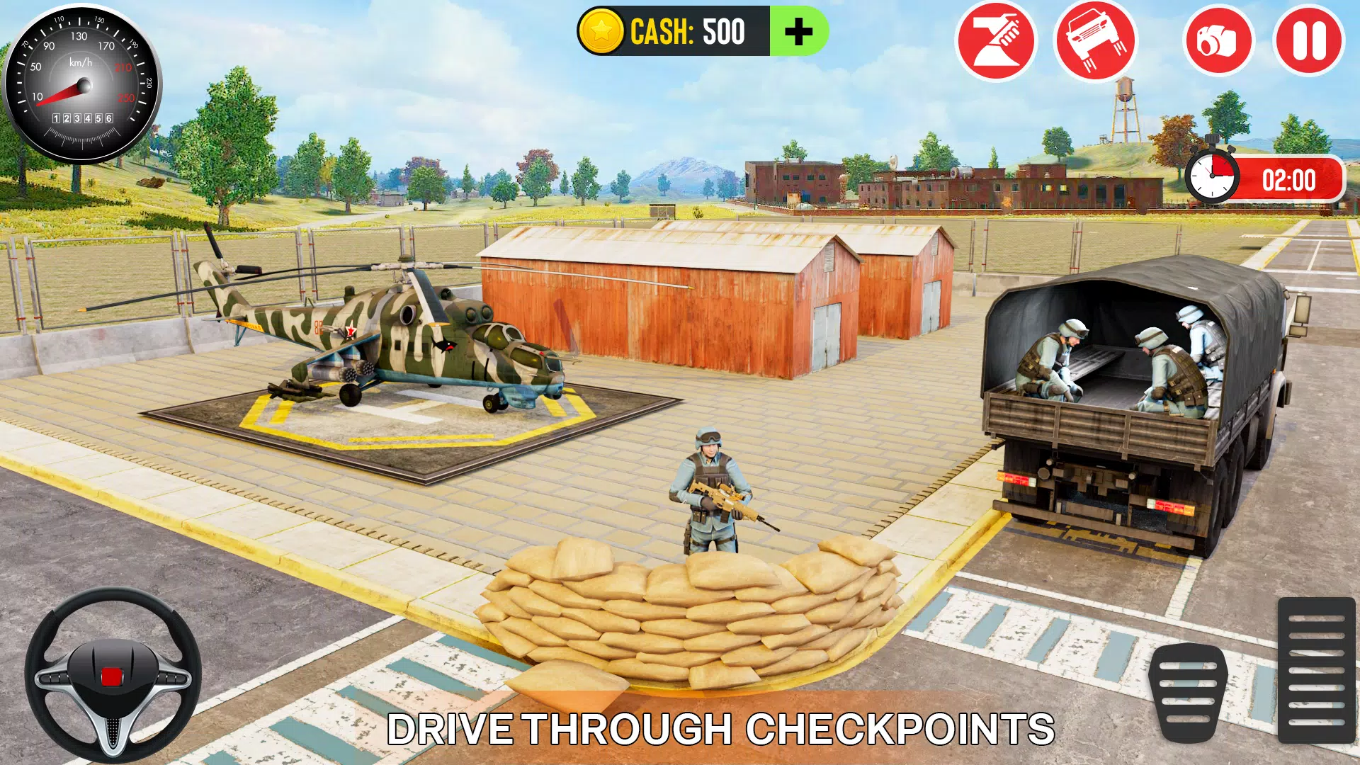 Army Car Games Truck Driving 스크린샷 3