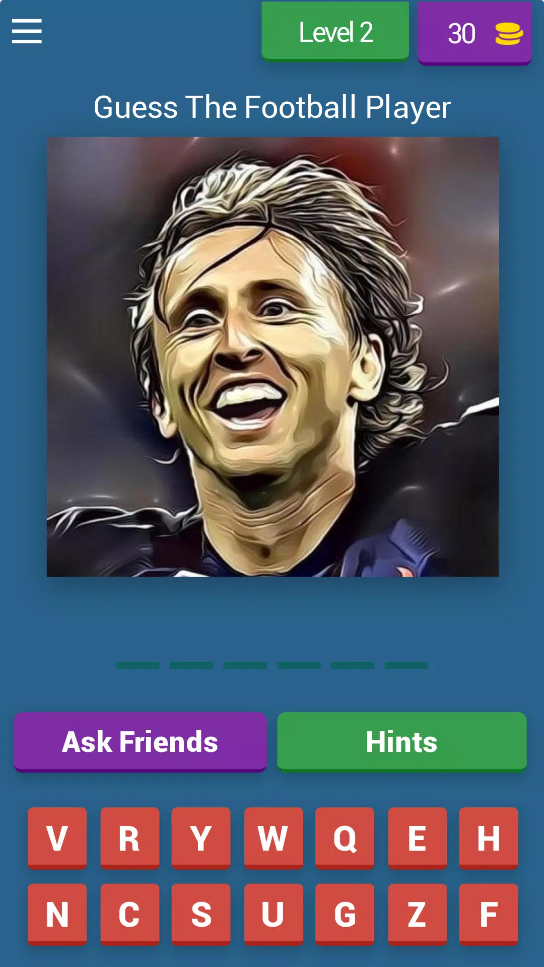 Guess The Football Player Quiz Captura de pantalla 2