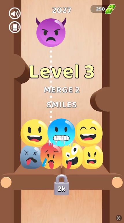 Emoji Blitz: Merge Puzzle Game ဖန်သားပြင်ဓာတ်ပုံ 0