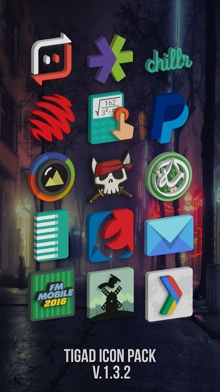 Tigad Pro Icon Pack ဖန်သားပြင်ဓာတ်ပုံ 2