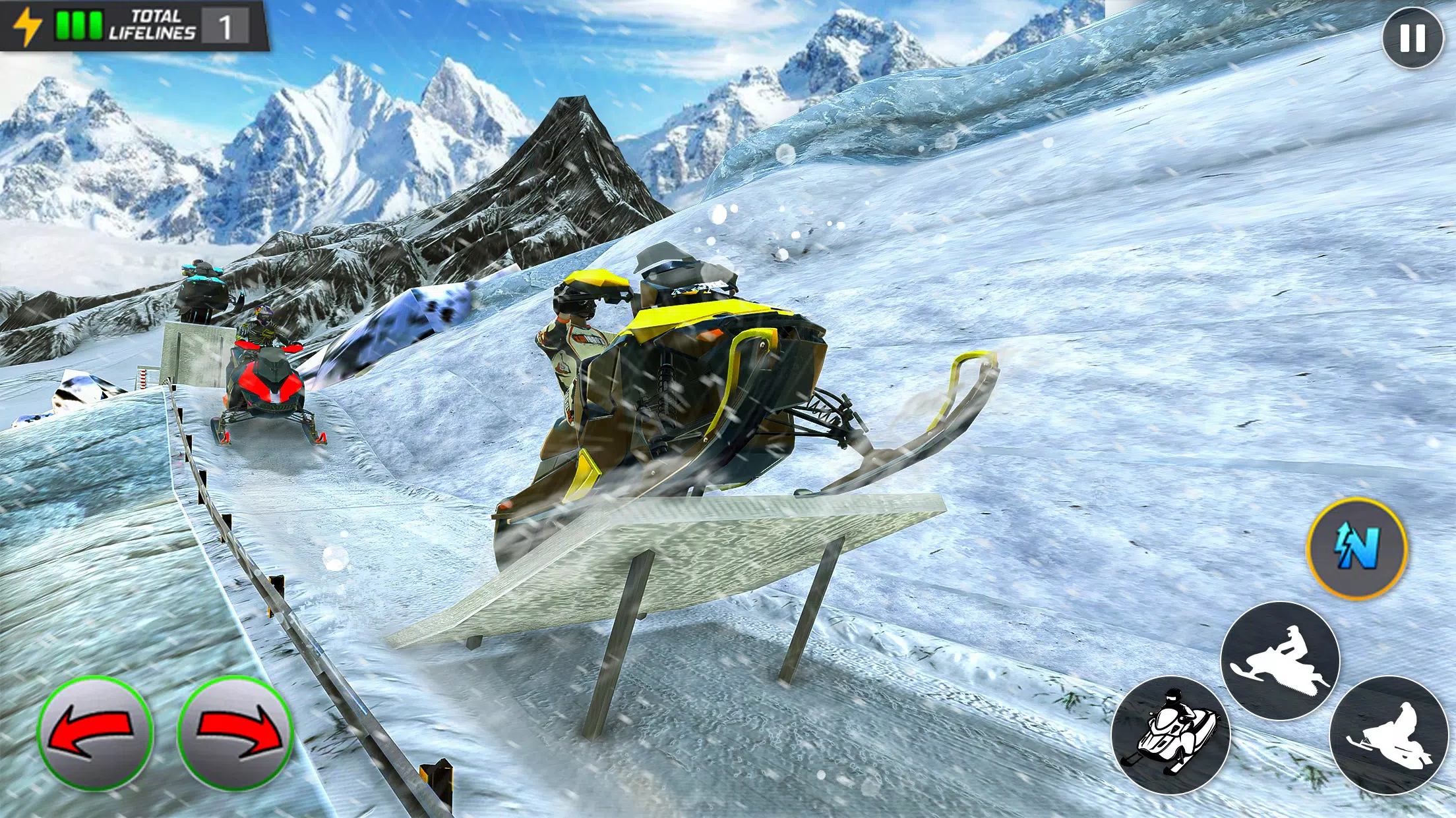 Crazy Skills Snowcross Games Screenshot 1