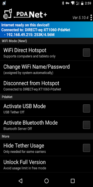PdaNet+ Mod Screenshot 1