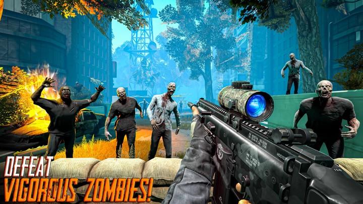 Zombie Hunter Game: Zombie War Captura de tela 0