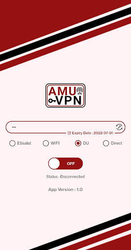 Amu VPN Captura de tela 2