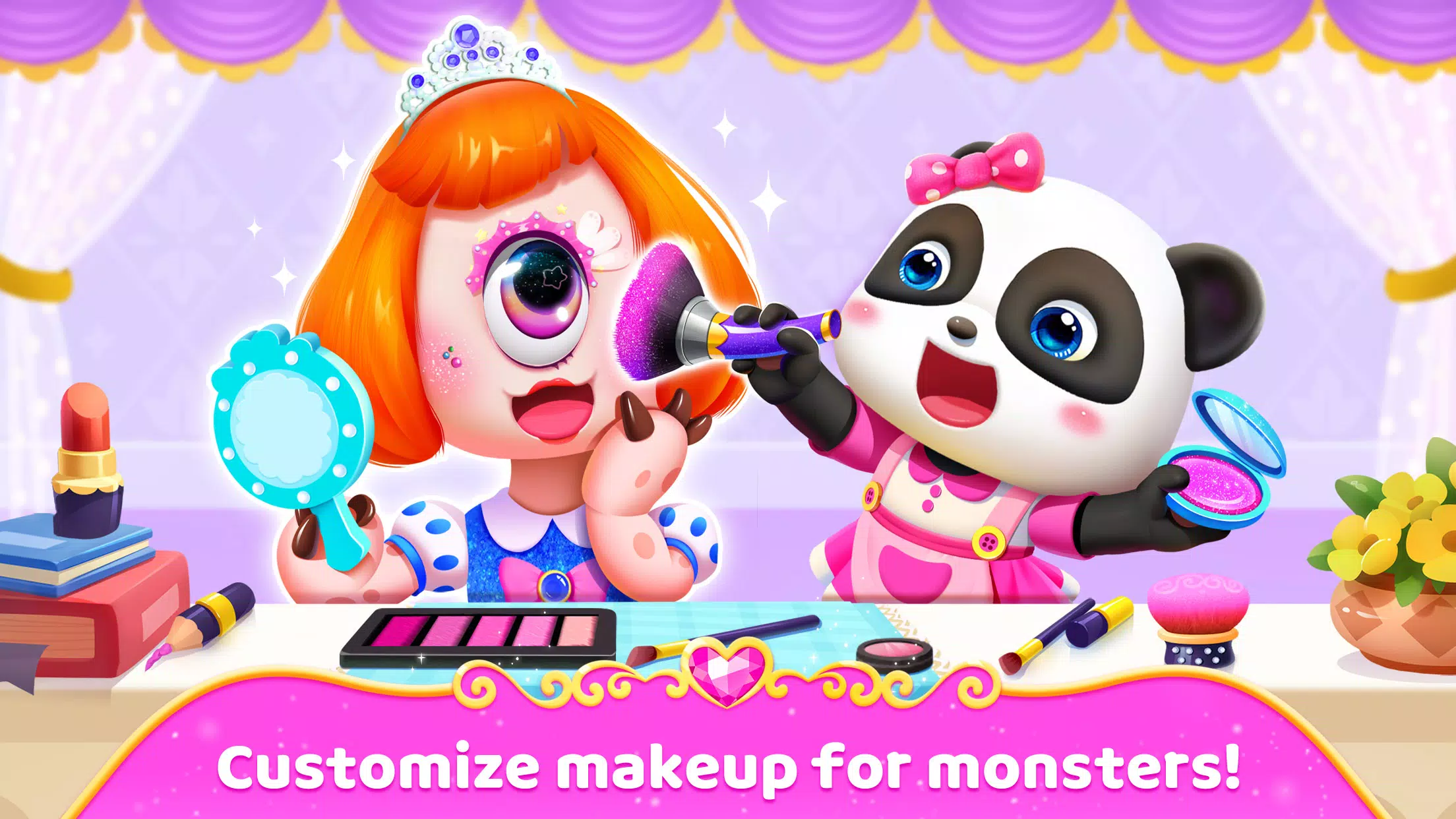 Schermata Little Monster's Makeup Game 1