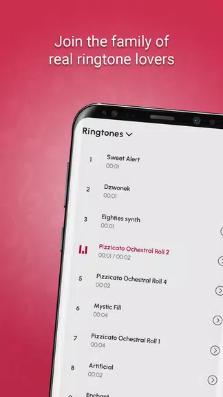 SMS Ringtones Pro: Sounds Captura de tela 0