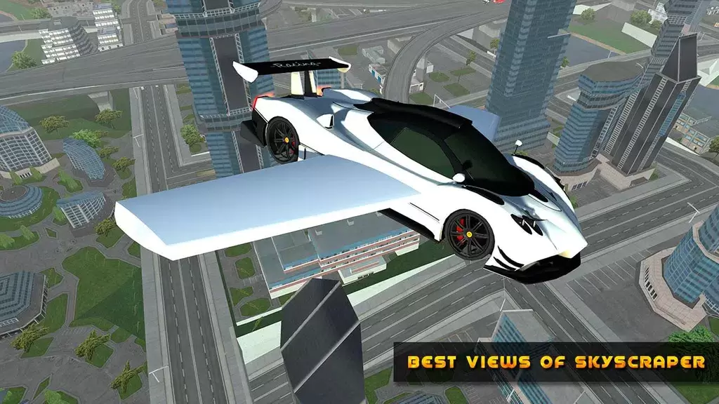 Flying Car Game driving スクリーンショット 2