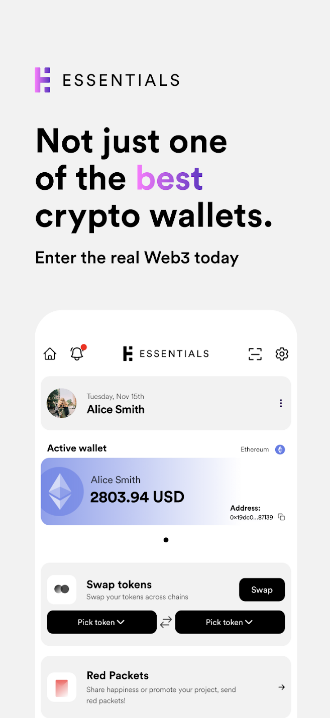 Web3 Essentials Crypto Wallet Schermafbeelding 2