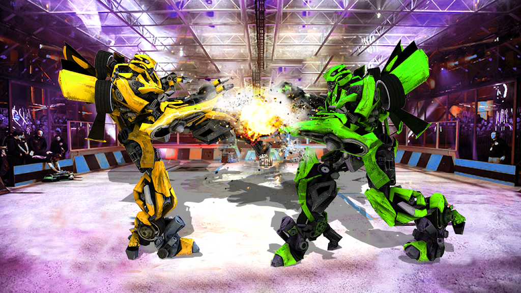 Futuristic Robot City Fighting 3D Game ภาพหน้าจอ 0