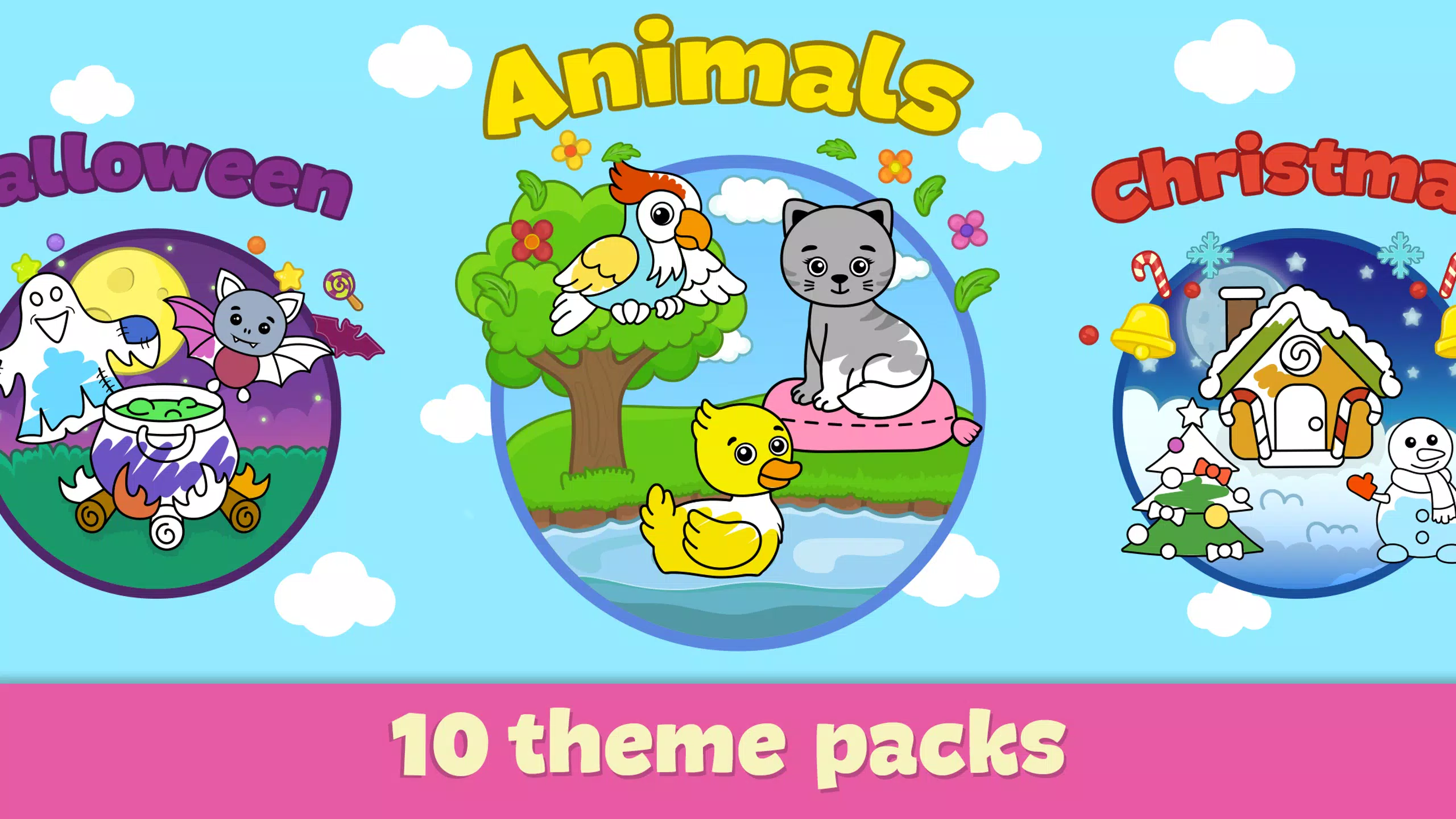 Juegos colorear para niños Captura de pantalla 3