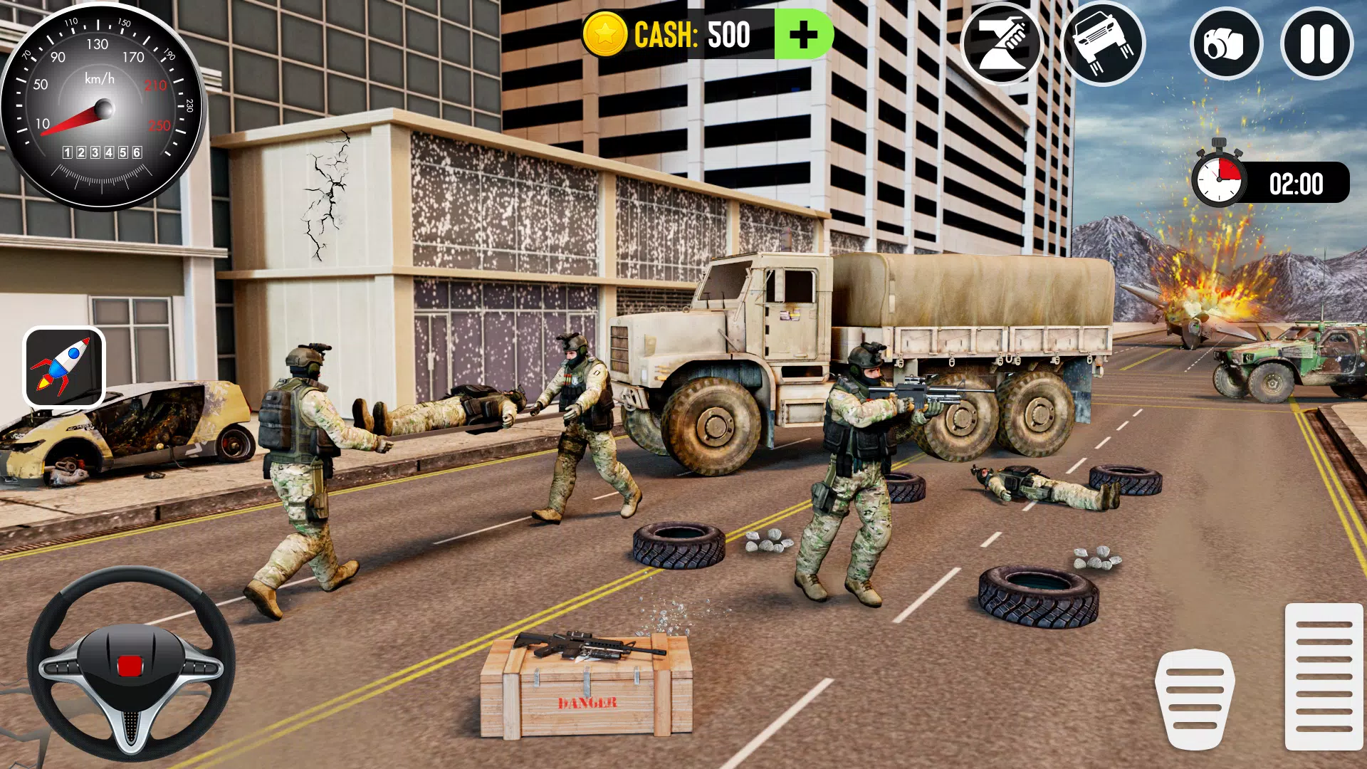 Army Car Games Truck Driving 스크린샷 0