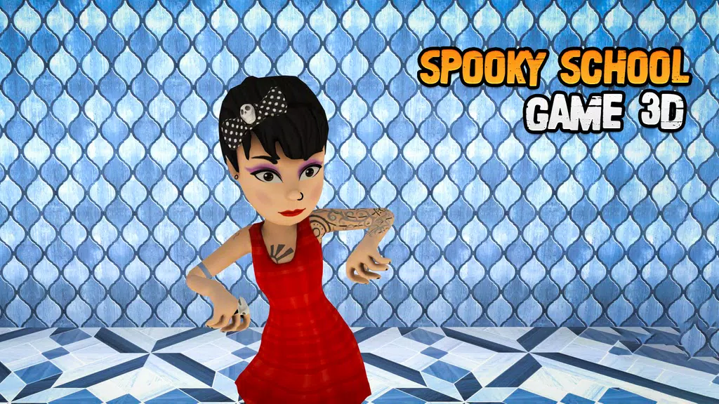 Playtime Spooky School Game Tangkapan skrin 0