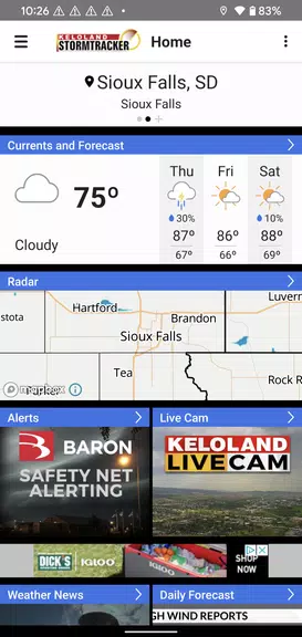 KELO Weather – South Dakota ภาพหน้าจอ 1