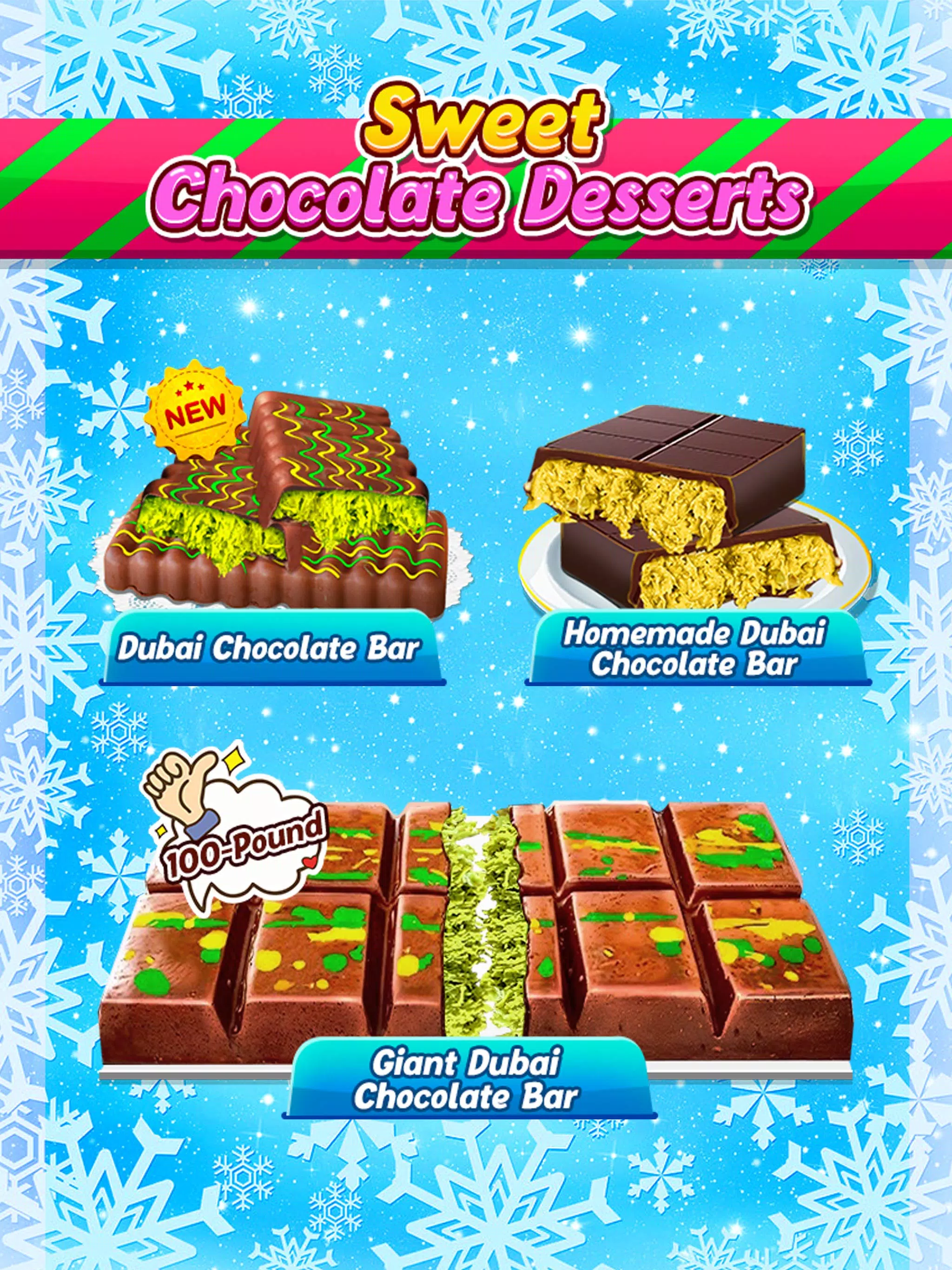 Sweet Chocolate Bar Desserts Скриншот 3