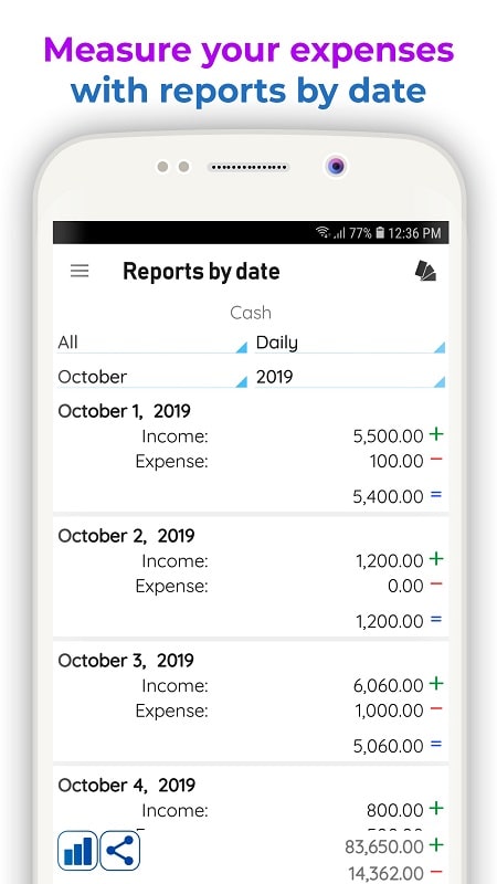 Daily Expenses 3 Zrzut ekranu 1