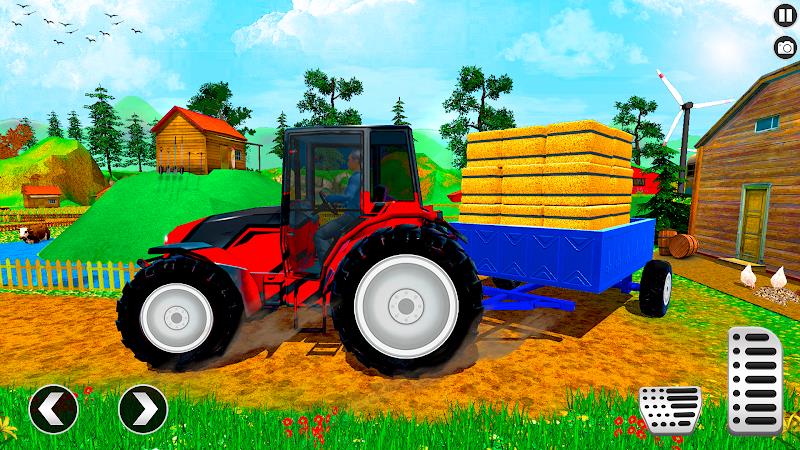 Farmer Tractor Farming Game 3D Capture d'écran 2