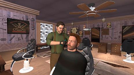 Barber Shop-Hair Cutting Game Captura de tela 2