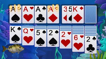 Solitaire Fish World-OceanTrip Скриншот 1