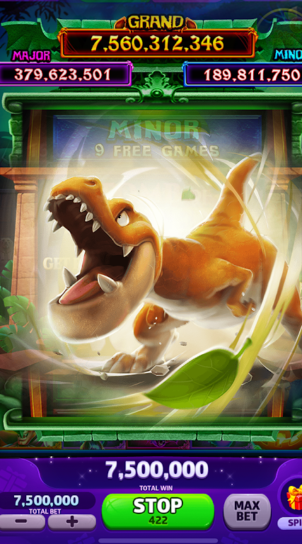 Dino Pixie Slots Adventure Captura de pantalla 2