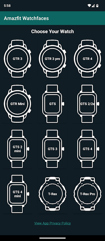 Watchfaces for Amazfit Watches ဖန်သားပြင်ဓာတ်ပုံ 1