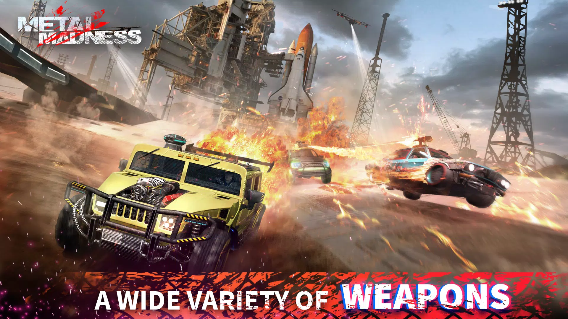 METAL MADNESS PvP: Car Shooter Ekran Görüntüsü 0