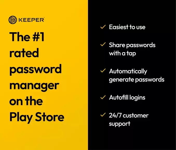 Keeper Password Manager ဖန်သားပြင်ဓာတ်ပုံ 0