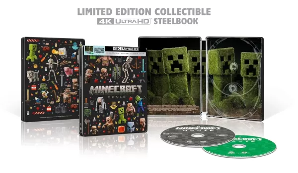 A Minecraft Movie - Limited Edition Steelbook (4K UHD + Blu -ray + Digital)