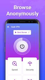 Geek VPN: Fast & Stable Proxy স্ক্রিনশট 1