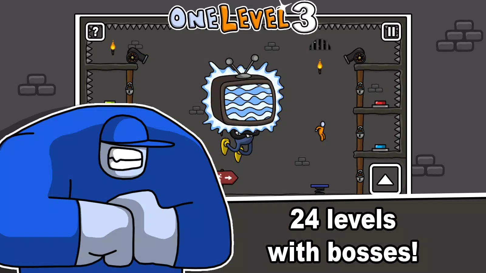 One Level 3 Stickman Jailbreak Capture d'écran 2