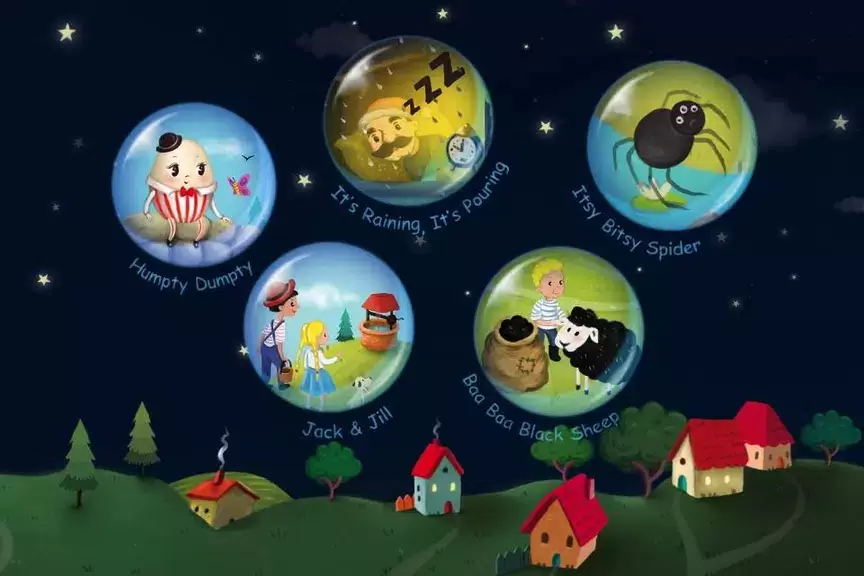 Cute Nursery Rhymes, Poems & Songs For Kids Free Ekran Görüntüsü 0